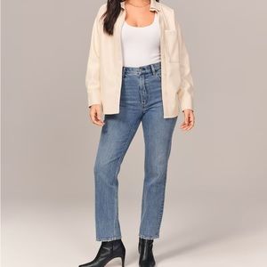 Curve Love Ultra High Rise Ankle Straight Jean